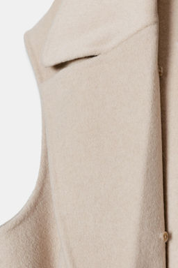 ZW COLLECTION FAUX FUR COLLAR WAISTCOAT - Zara фото 11