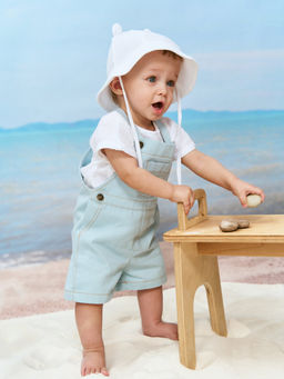 Полукомбинезон Летний джинс 0+ - Bungly фото 11