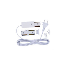 UBX-GS2 WHITE 50x2 SET03 Шинопровод осветительный, тип G, 2шт*50см, в наборе с заглушкой, вводом питания и соединителем. Однофазный. Белый. ТМ Uniel