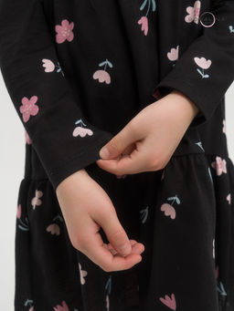 Платье Тиана тюльпаны на черном - Sovalina фото 24