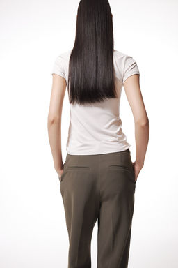 Pantalon sastre con perneras pitillo - H&m фото 4