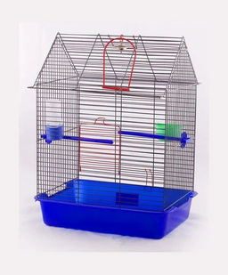 Клетка д/птиц ВАКА Фантазия-1 (жердочка, поилка), 385*275*515см
