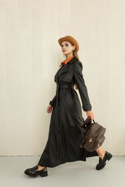 Пальто AURA 7022-176 черный  фото 6