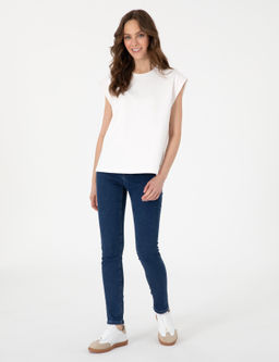 Beyaz Comfort Fit Ti__rt