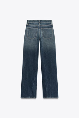 TRF LOW-RISE WIDE-LEG JEANS - Zara фото 8