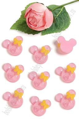 Кабошон "Мультик" (50 шт) SF-5716, светло-розовый