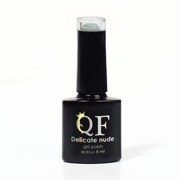 Гель лак для ногтей DELICATE NUDE, 3-х фазный, 8 мл, LED/UV, цвет серый (50) - Queen fair фото 7