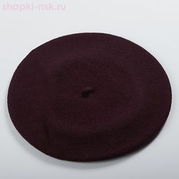 Берет фетр без отделки 11 Берет женский (56-58)