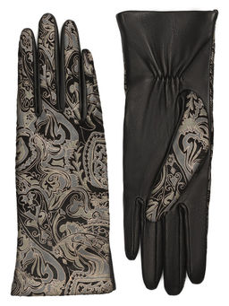 Перчатки женские ш+каш. IS00156 paisley black/bronze - Eleganzza фото 3