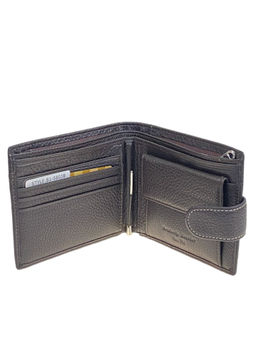 Портмоне мужское из натуральной кожи , цвет коричневый - Greta фото 2