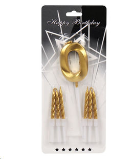 Свеча Цифра+свечи набор / KL-29 Ноль /уп 25/600/ 746703