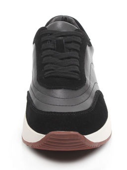 03-A9042-1 BLACK Кроссовки женские (натуральная кожа, натуральная замша)