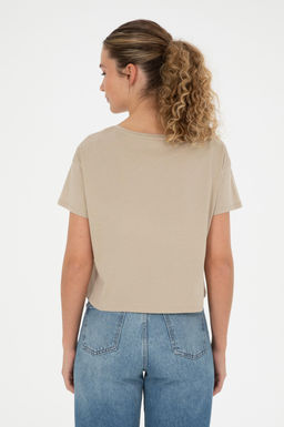 Женская футболка светло-хаки - U.s. polo assn фото 12