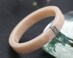 Кольцо с керамикой