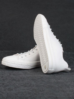 03-72699-2 WHITE Полуботинки спортивные мужские (натуральная кожа)