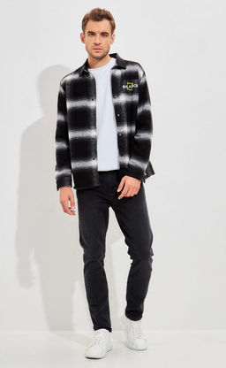 Рубашка фланель TP321-0480 black - Primm фото 6