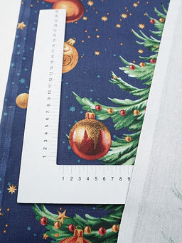 Дорожка "Волшебная елочка", ш.0.5м, хлопок-100%, 225гр/м.кв, раппорт 63см