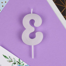 Свеча в торт цифра 3, звёздочки - Страна карнавалия фото 4