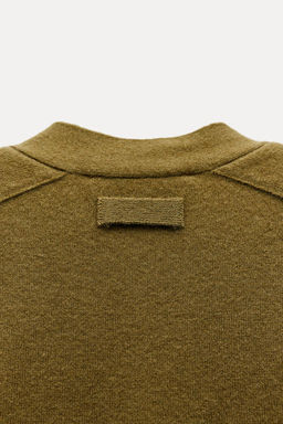 100% WOOL BASIC CARDIGAN - Zara фото 7
