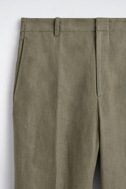 PANTAL?N DE LINO RELAXED FIT STRAIGHT LEG - H&m фото 9
