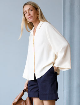 Блузка из лиоцелла с вискозой