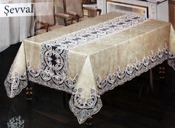 Скатерть EFOR SEVVAL 160x220 капучино
