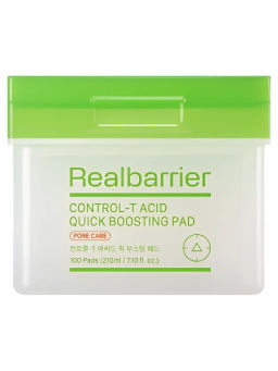 Real Barrier Control-T Acid Quick Boosting Pad, 210ml*100ea/40 - Контроль-пэды для быстрого повышения кислотности