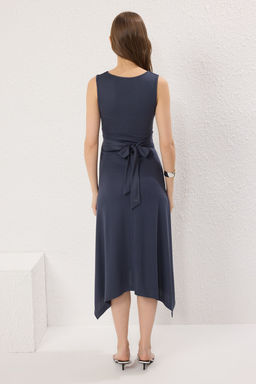 Murdum Pike Y?rtmacl? Kruvaze Kapamal? Maxi Esnek Orme Elbise TWOSS25EL00458 - Trendyolmilla фото 10