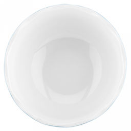 "Утренняя лазурь" Салатник фарфоровый 1,5л, д20,3см, h9,3см, волнистый край, отводка, белый (Китай)