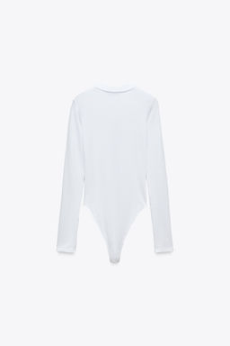 COTTON MODAL BODYSUIT - Zara фото 23