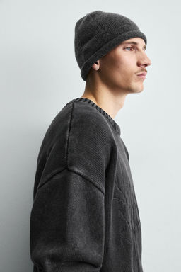 WASHED EMBROIDERED SWEATER - Zara фото 7