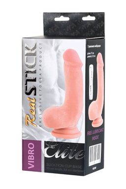 Реалистичный вибратор TOYFA RealStick Elite Gerard, TPR, телесный, 18,5 см