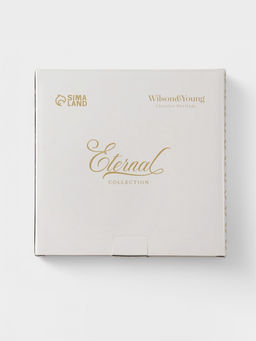 Тарелки WY Eternal, d=20.5 см, набор 2 шт., фарфор, белые