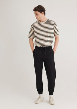 Siyah Kargo Pantolon