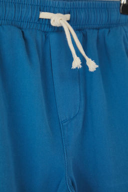 Mavi Pamuklu Basic Beli Lastikli Lastikli Erkek Cocuk Denim Sort&Bermuda TKDSS25JE00008 - Trendyolmilla фото 3