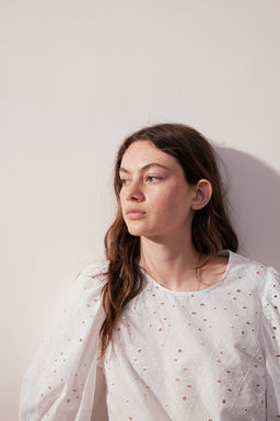 Blusa con bordado ingles - H&m фото 2