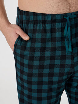 Брюки домашние мужские в клетку