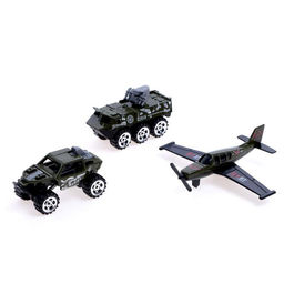 Машинки металлические «Армия», набор 3 шт., МИКС