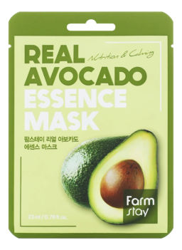 FS Real Avocado Essence Mask, 23ml*1ea - Тканевая маска с Авокадо