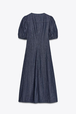 ZW COLLECTION DENIM DRESS - Zara фото 6