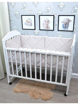 Бортики в кроватку для новорожденных стеганые