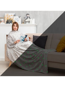 Плед с рукавами светящийся в темноте Этель. Love, 150?200 см фото 3