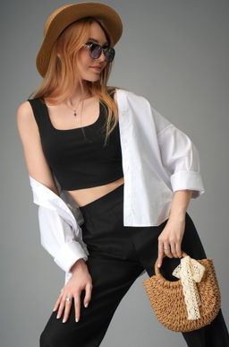 Женские льняные брюки Happyfox - Happy fox фото 6