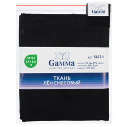 Ткань 5147N Лен смесовый ФАСОВКА 210 г/кв.м 5 г/кв.м 150 х 140 см 55% лён, 45% хлопок