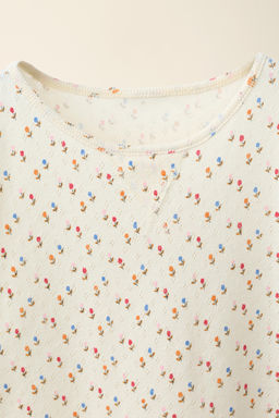 CAMISETA POINTELLE TULIPANES CREATED BY CARAMEL LONDON X ZARA / Estampado  фото 3