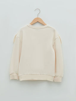 Bisiklet Yaka F?rf?rl? Fisto Detayl? Uzun Kollu K?z ?ocuk Sweatshirt - Waikiki фото 2