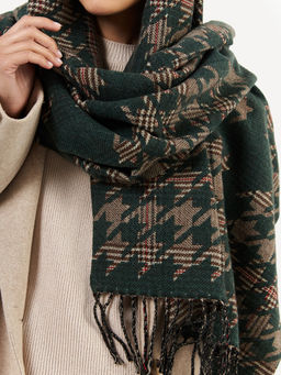 в составе ШЕРСТЬ  и КАШЕМИР Большой, мягкий, теплый  двусторонний палантин - Tantino фото 3