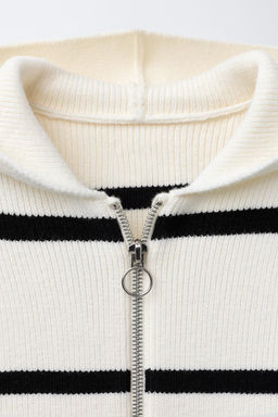 ZIP-UP KNIT CARDIGAN - Zara фото 3
