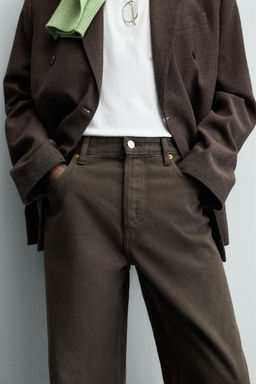 JEANS STRAIGHT FIT / Marr?n - Zara фото 7