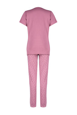 Gul Kurusu Kalpli Orme Pijama Tak?m? THMSS24PT00254